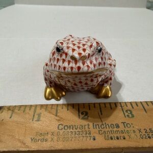 Herend Porcelain Frog Figurine